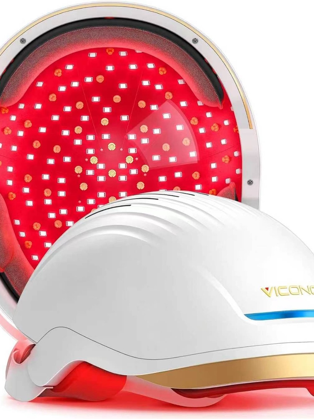 ICON Red LED Hair Therapy Cap - White